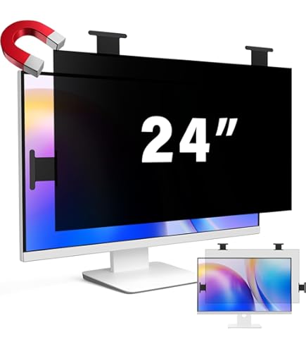 Amazon.co.jp: GUDTEKE 24インチ PCモニター用 覗き見防止 保護